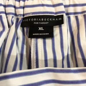Victoria Beckham for Target striped shorts